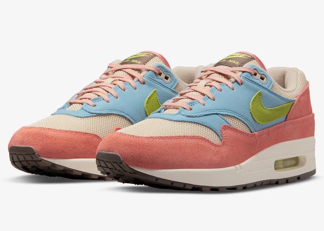 NIKE AIR MAX 1 LIGHT MADDER ROOT WORN BLUE