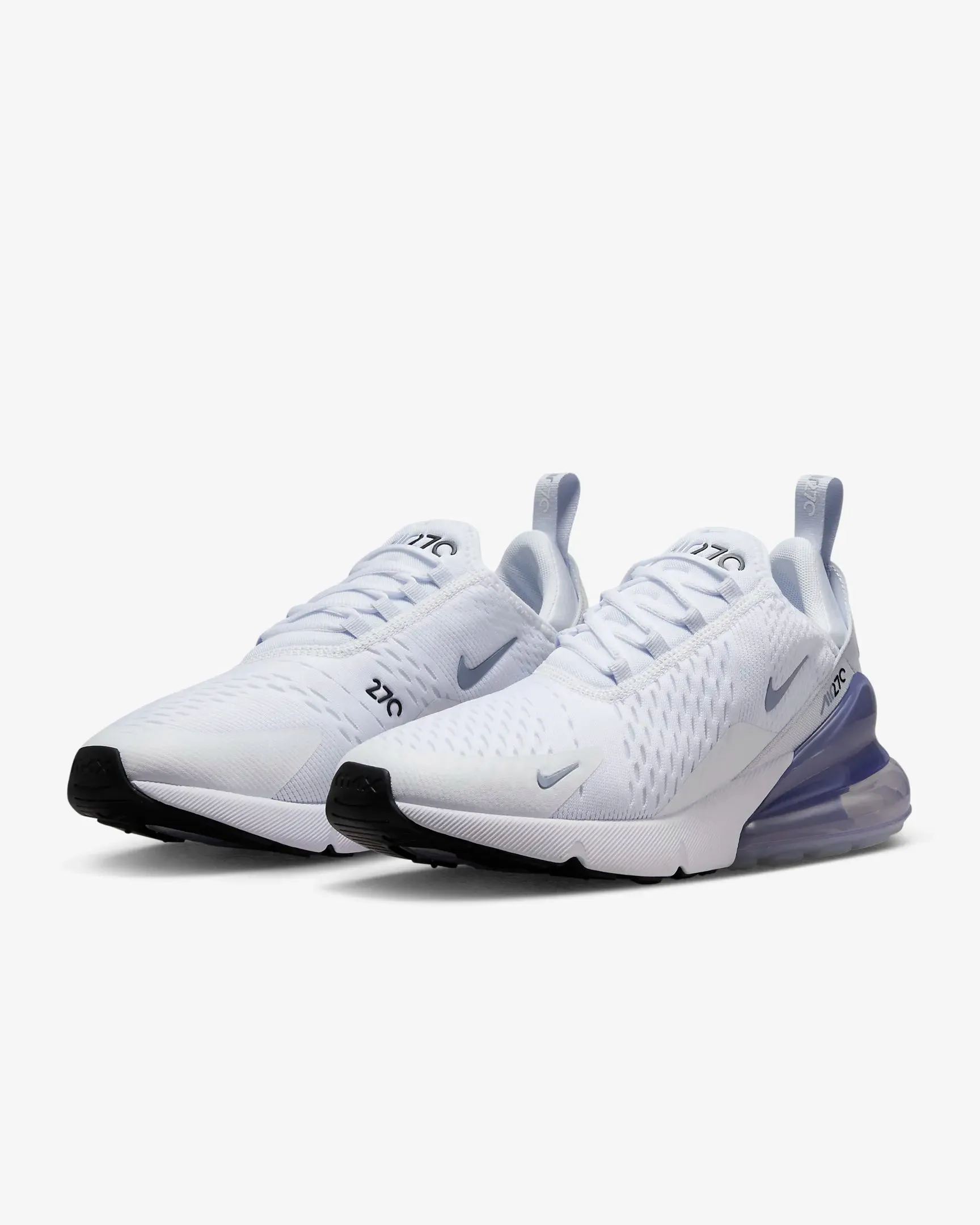 Nike Air Max 270 White Grey Blue Women's