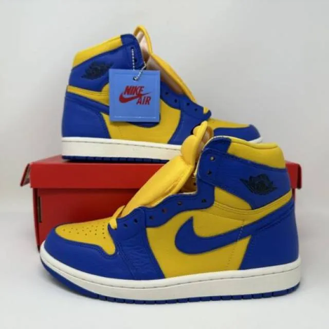 Nike w air jordan retro i 1 high og reverse laney 2023 women's size 9 fd2596-700