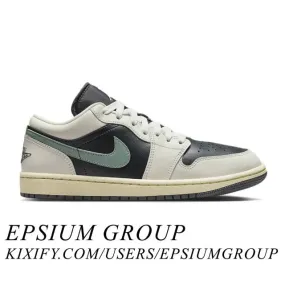 Nike women's air jordan 1 low (jade smoke/ anthracite/ jade smoke/ sail/ legend sand) sizes 5-12 dc0774-001