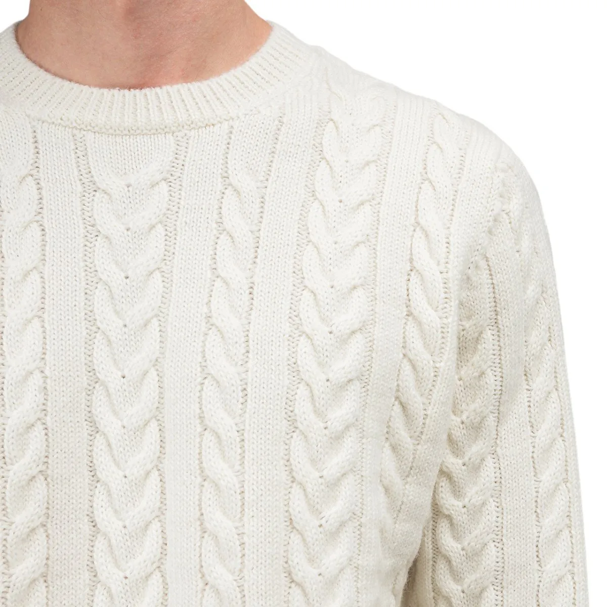 Norse Projects Arild Rope Cable Pullover (Cream)