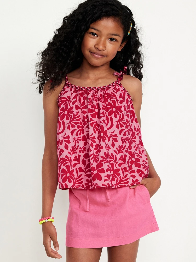 Old Navy Printed Sleeveless Braided Tank Top for Girls