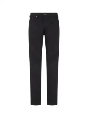 Overseas Station Season Big Chance 8 18 PS Easy Solid Tapered Jeans Black 270787