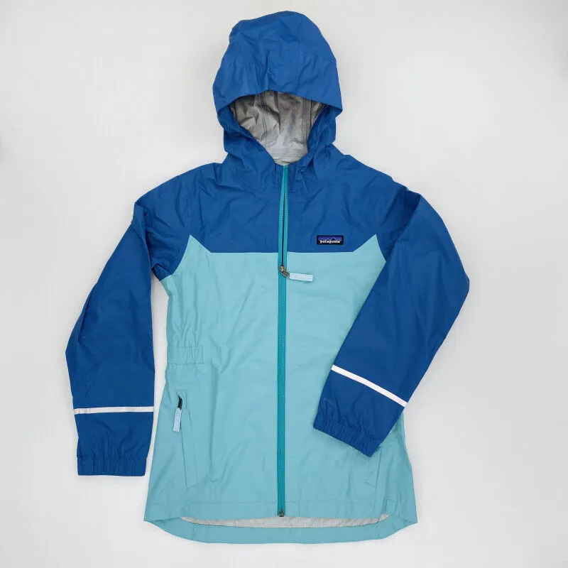 Patagonia Girls' Torrentshell 3L Jkt - Second Hand Waterproof jacket - Kid's - Blue - M | Hardloop