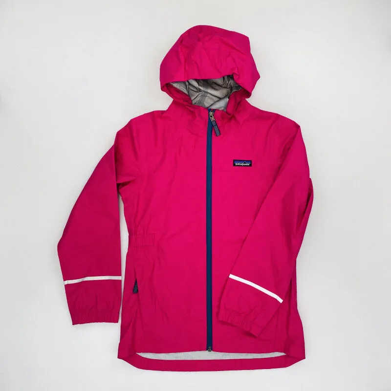 Patagonia Girls' Torrentshell 3L Jkt - Second Hand Waterproof jacket - Kid's - Pink - M | Hardloop