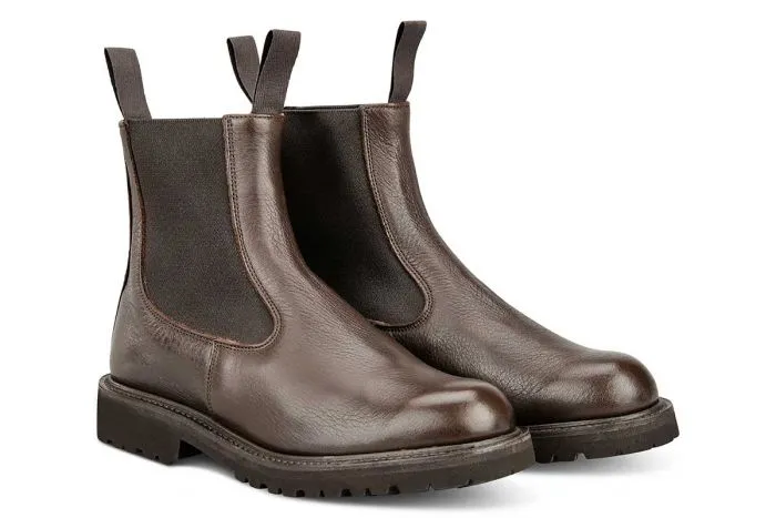 Paula Chelsea Boot - Olivvia Deerskin - Brown