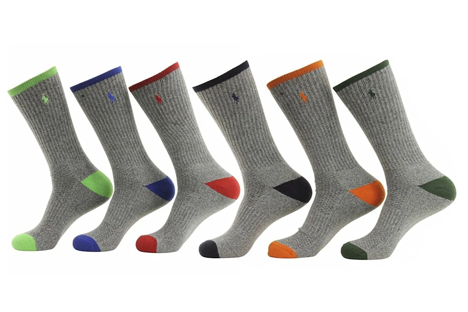 Polo 6 Pack Crew Sock