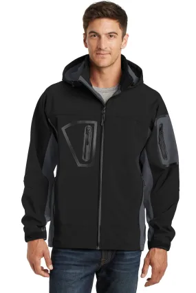 Port Authority Waterproof Soft Shell Jacket J798 Black/Graphite