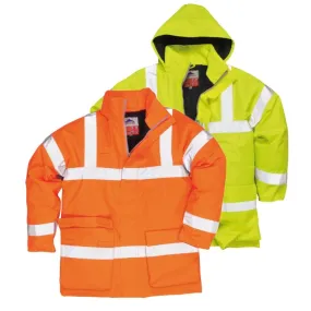 Portwest Biz Flame Hi-Viz Anti-static Flame Resistant Waterproof Jacket