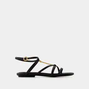 Pralu P Sandals - Jacquemus - Leather - Black