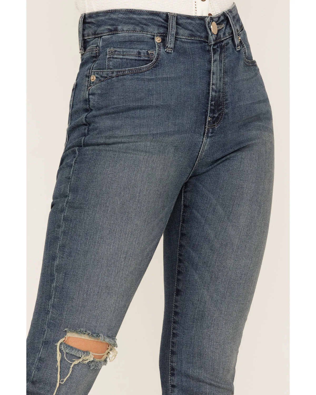 Product Name:  Lola Women's Kate Medium Wash High Rise Straight Jeans