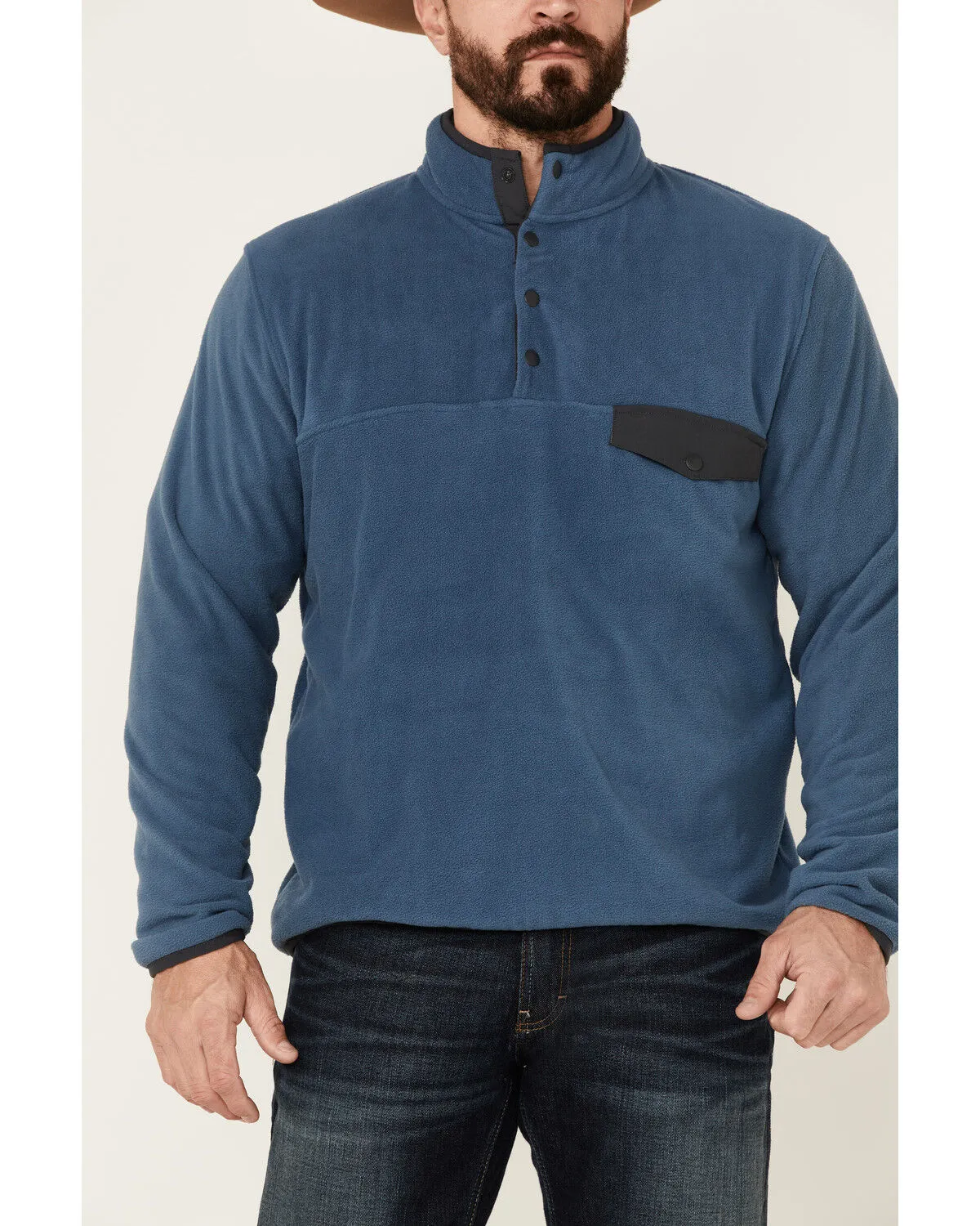 Product Name:  North River Men's Copen Lightweight 1/4 Snap-Front Fleece Pullover