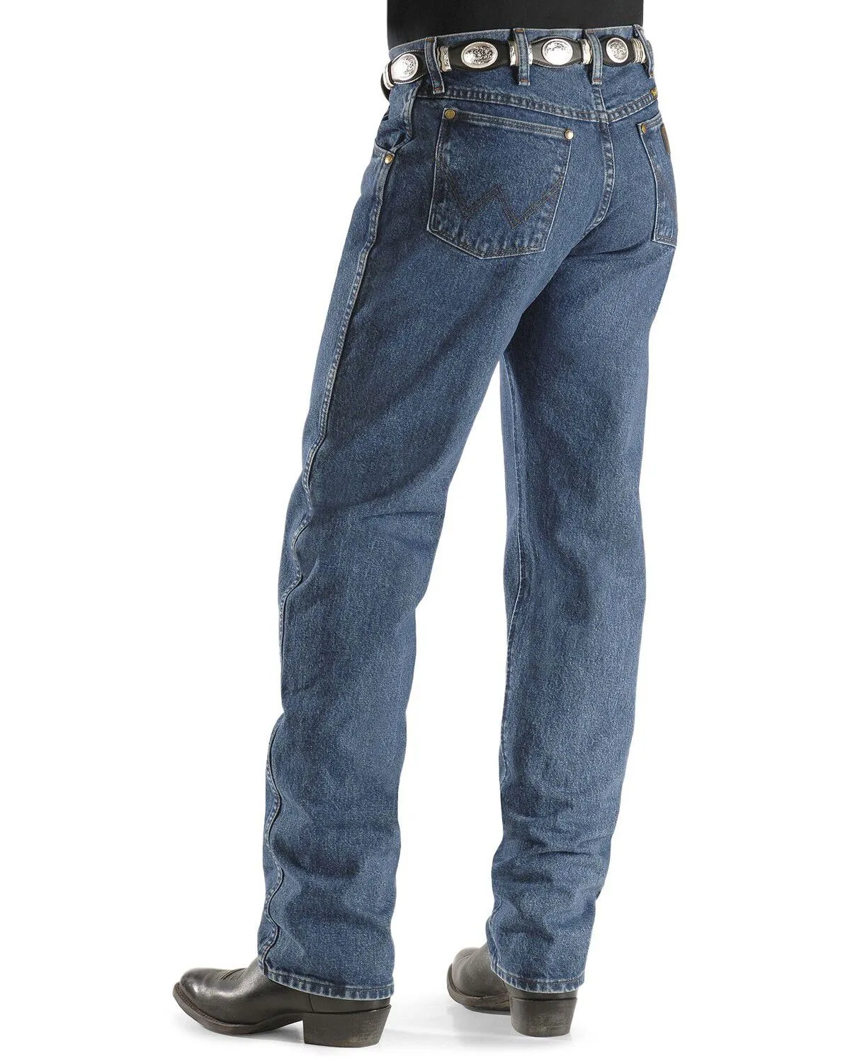 Product Name:  Wrangler Men's 47MWZ Dark Wash Cowboy Cut Regular Prewashed Jeans