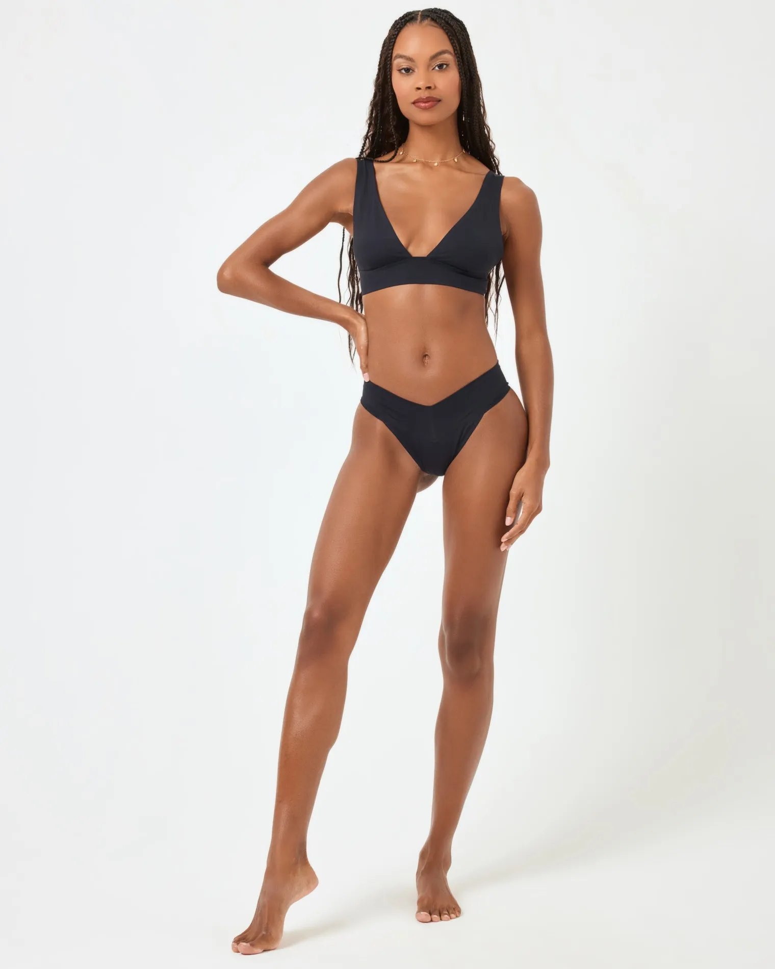 Quinn Bikini Bottom - Black