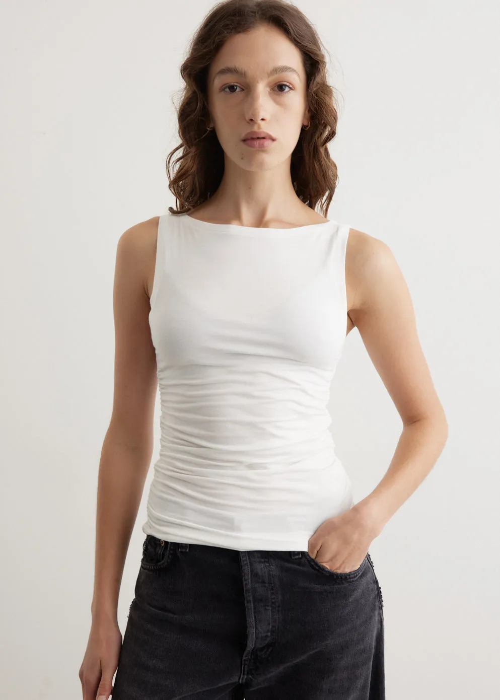 Rag & Bone -  Luca Shirred Tank - Tank