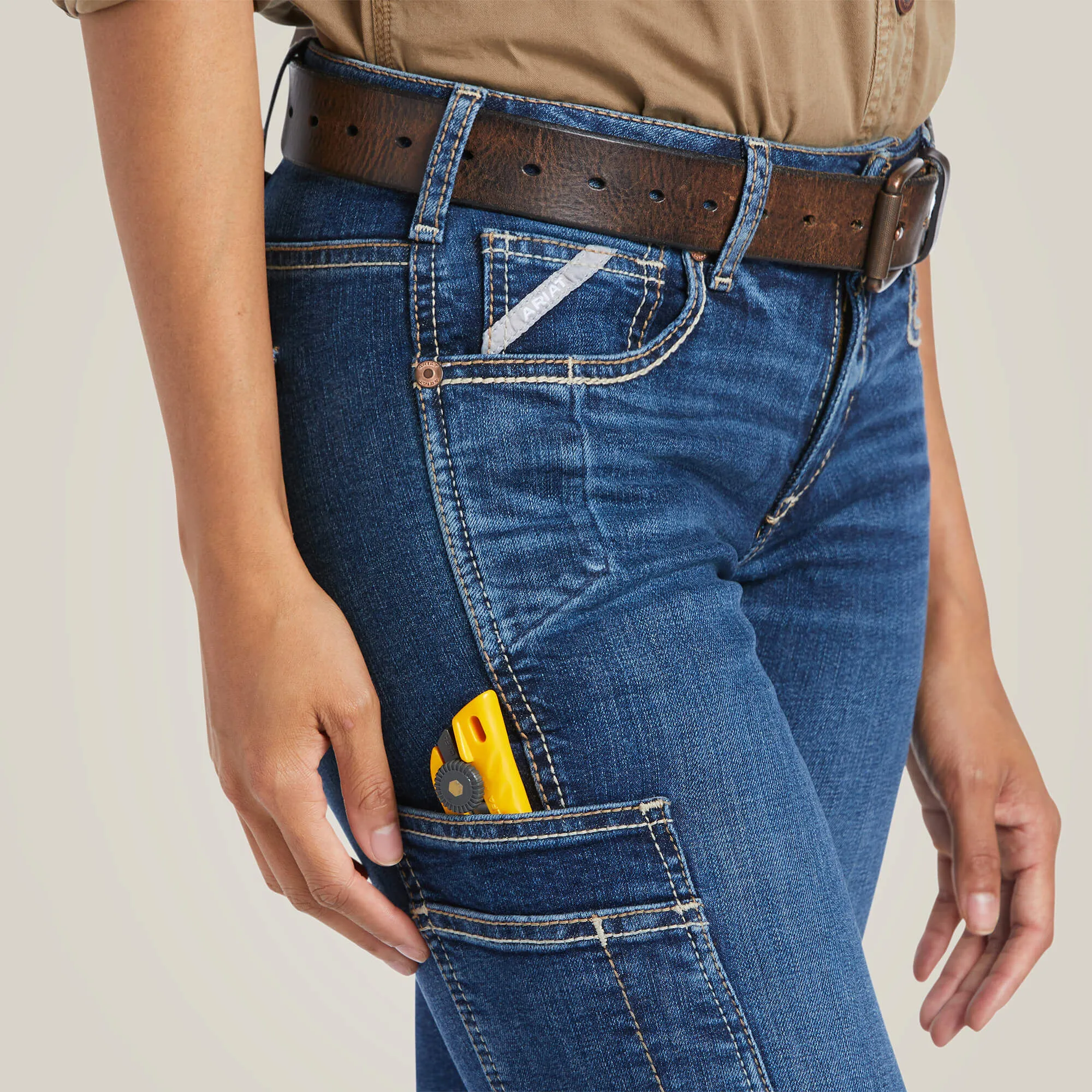 Rebar Work Flex Perfect Rise Riveter Boot Cut Jean