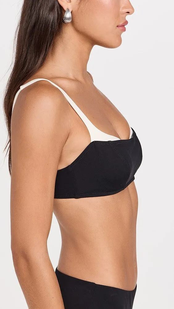 Reformation   Tossa Bikini Top 