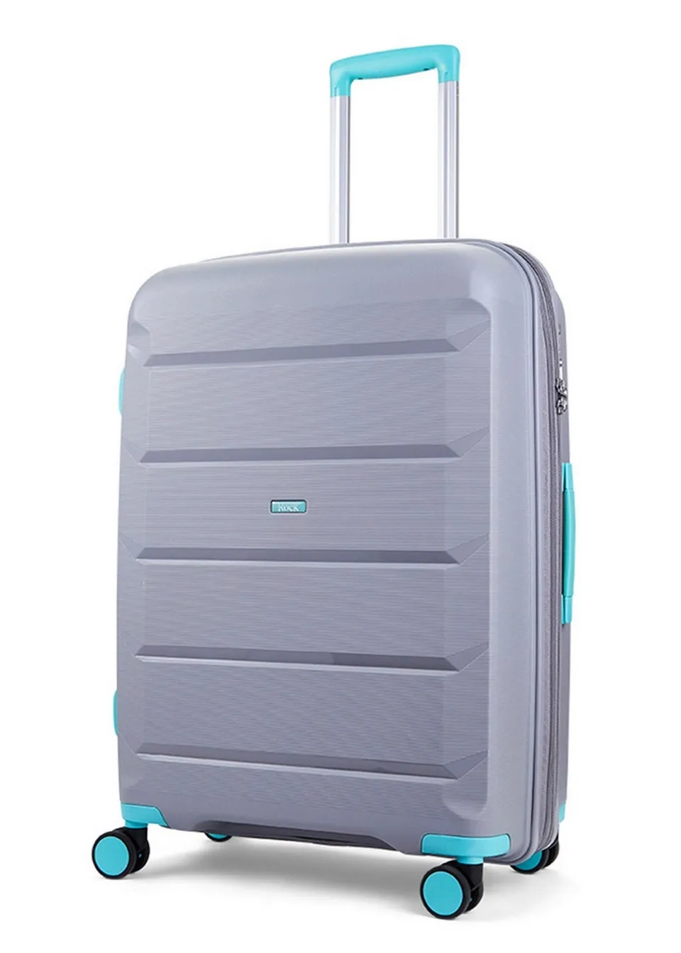 Rock Grey/Aqua Tulum Suitcase