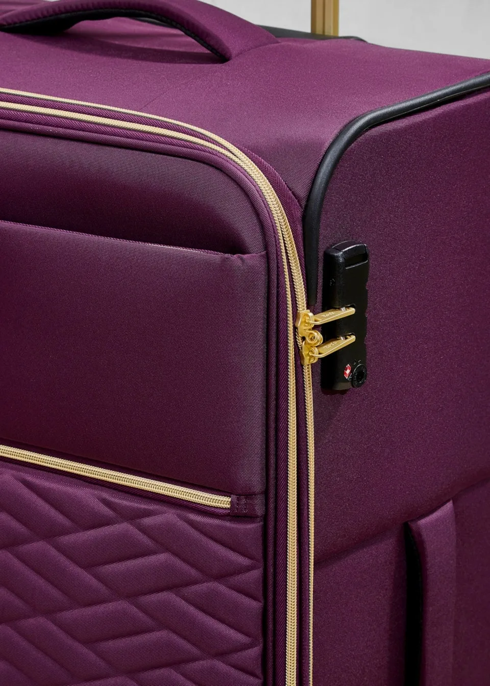 Rock Purple Sloane Underseat Suitcase