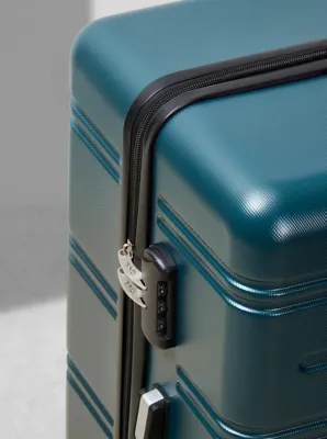 Rock TR-0259-GRN Lisbon Pine Green Hard Shell Suitcase | Holiday Shop | George at ASDA