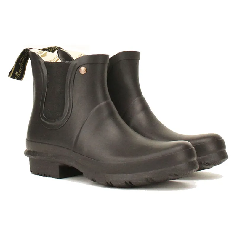 Rockfish Matte Chelsea Boot Ladies in Black - WEB EXCLUSIVE