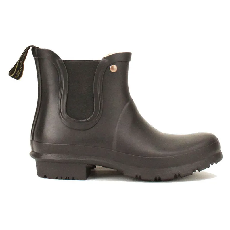 Rockfish Matte Chelsea Boot Ladies in Black - WEB EXCLUSIVE