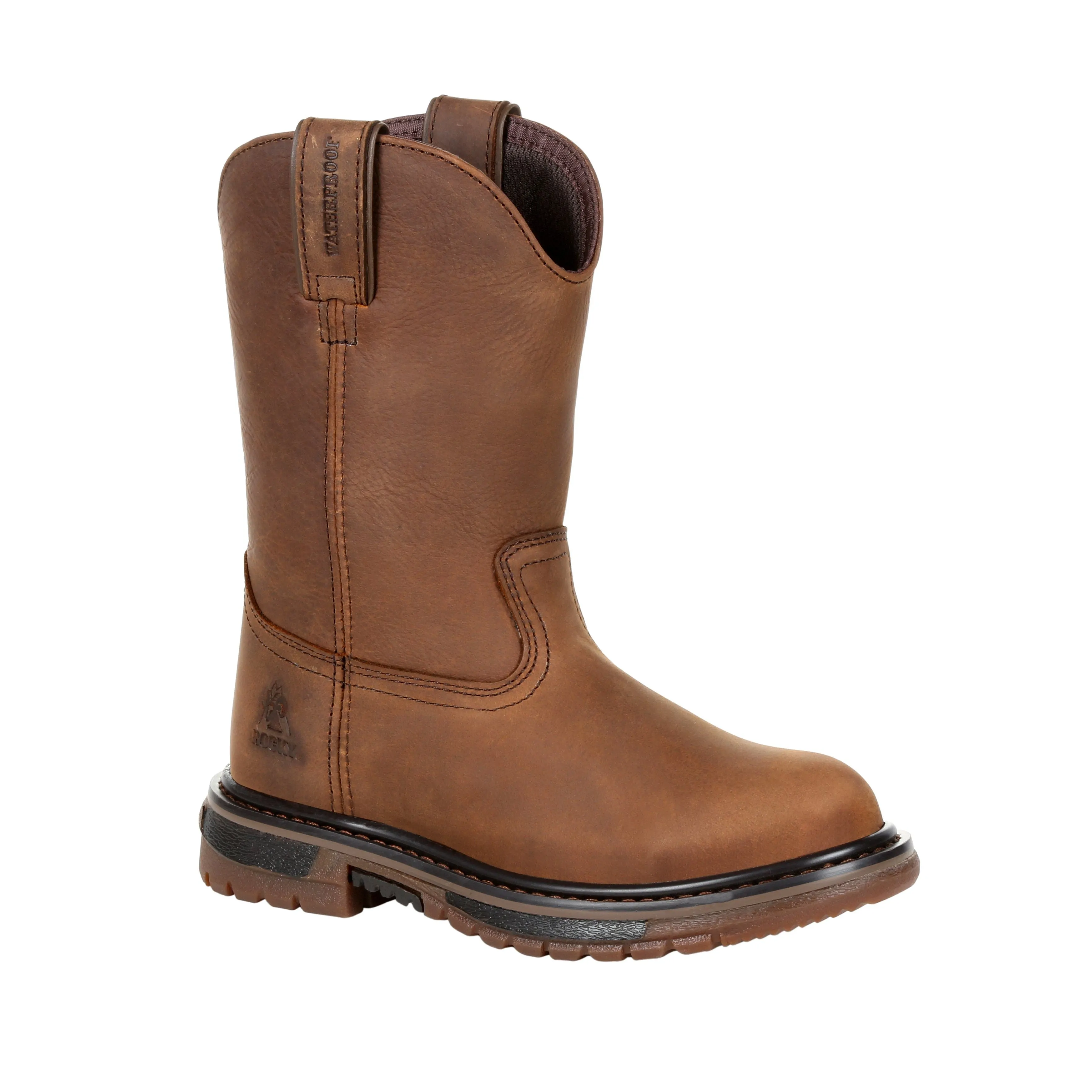 Rocky Kids - 8 Original Ride FLX Waterproof Western Boot - Round toe