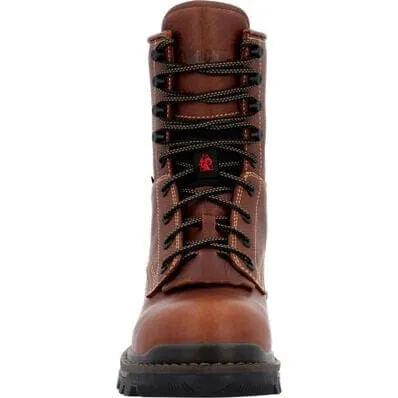 Rocky Men's - 9 Rams Horn Waterproof Logger Boot - Soft Toe