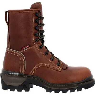 Rocky Men's - 9 Rams Horn Waterproof Logger Boot - Soft Toe