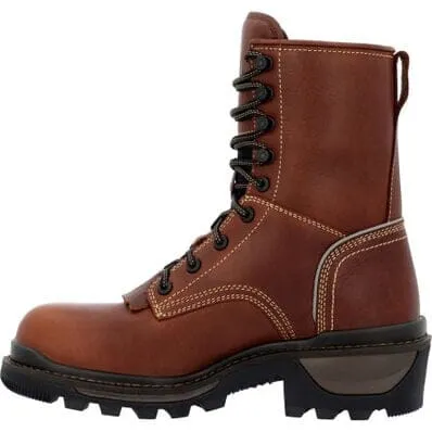 Rocky Men's - 9 Rams Horn Waterproof Logger Boot - Soft Toe