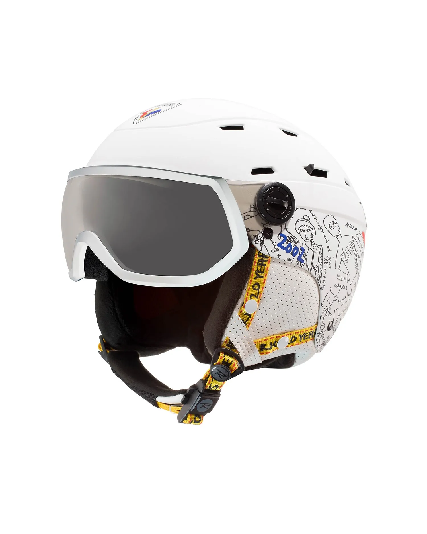 ROSSIGNOL ALLSPEED VISOR IMP PHOTOC JCC ski helmet rkkh400-white