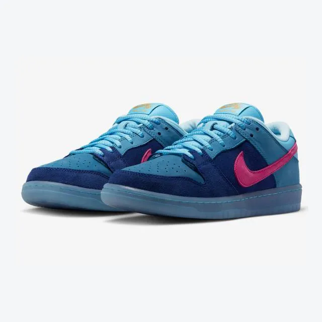 Run the jewels x nike dunk low sb (4/20/ deep royal blue/ active pink/ blue chill) men us 8-13 do940