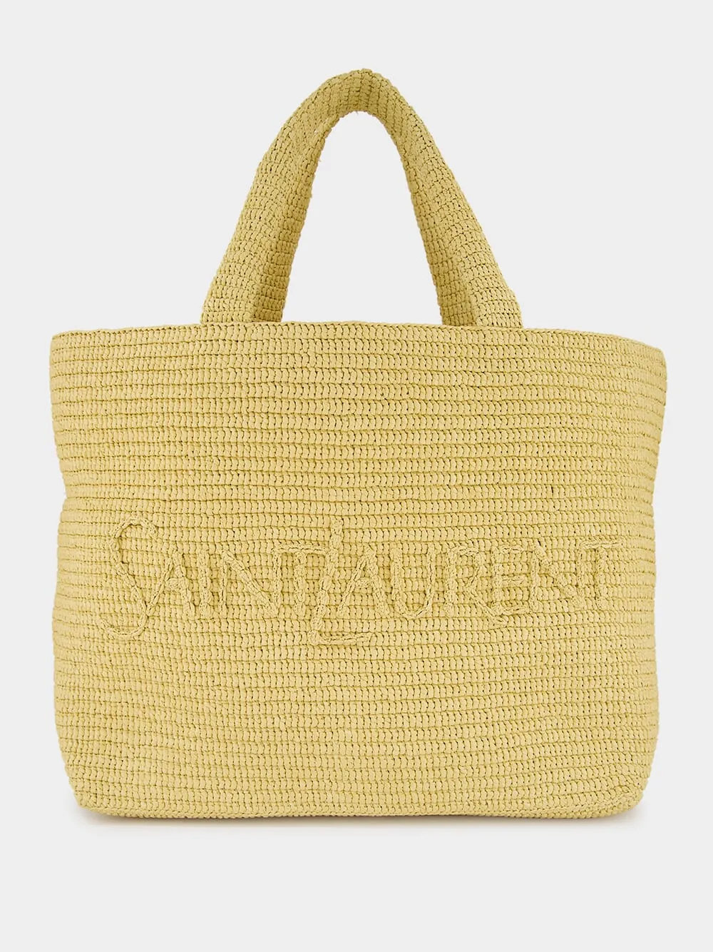 Saint Laurent Raffia Tote