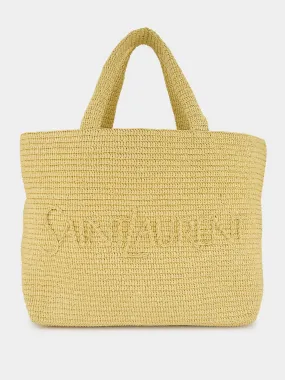 Saint Laurent Raffia Tote