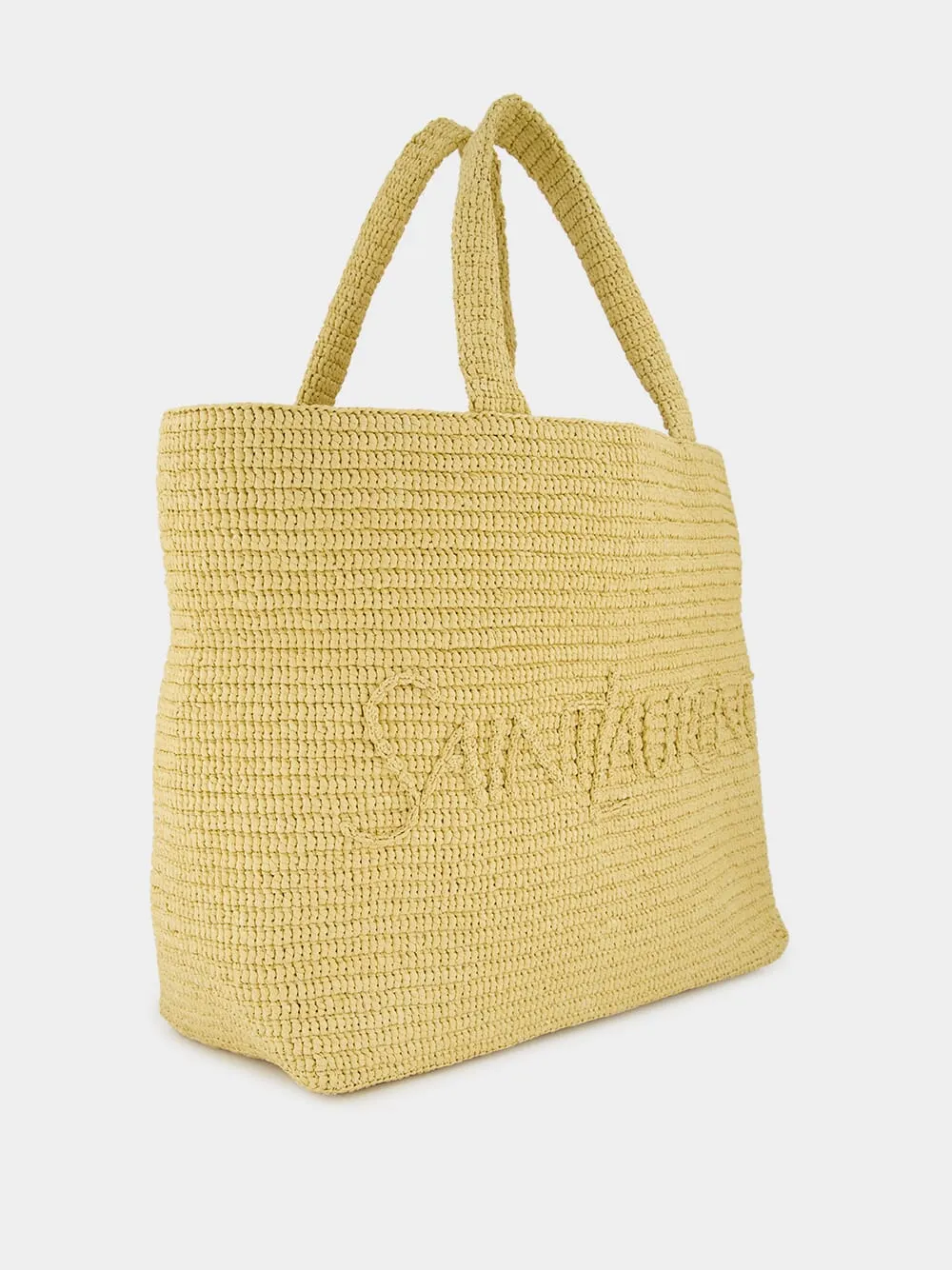 Saint Laurent Raffia Tote