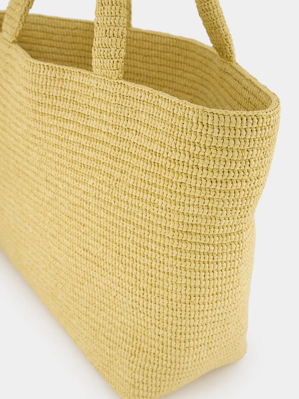 Saint Laurent Raffia Tote