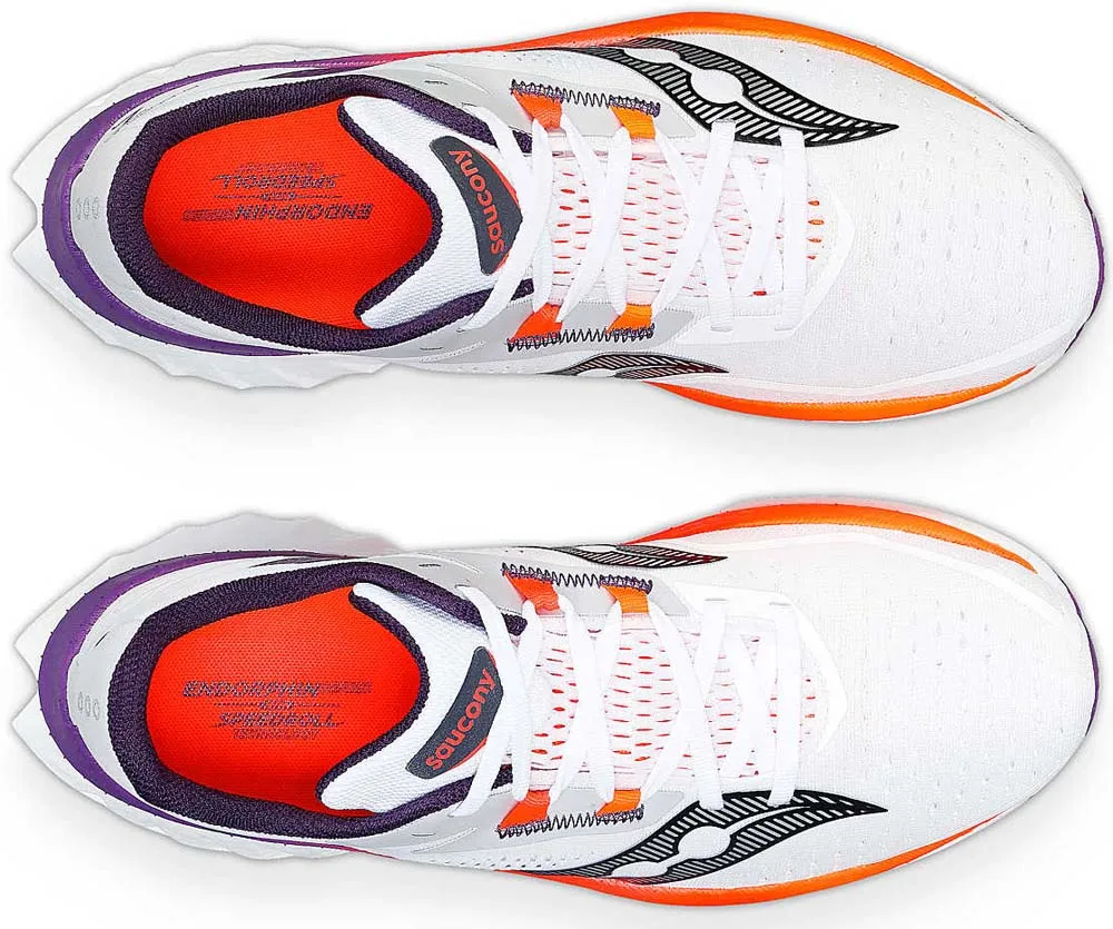 Saucony Men's Endorphin Speed 4  White/Viziorange | Buy Saucony Men's Endorphin Speed 4  White/Viziorange here | Outno