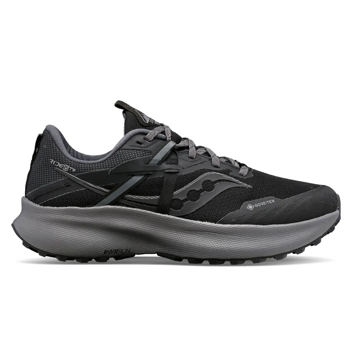 Saucony Ride 15 Tr GTX Womens | Black/charcoal