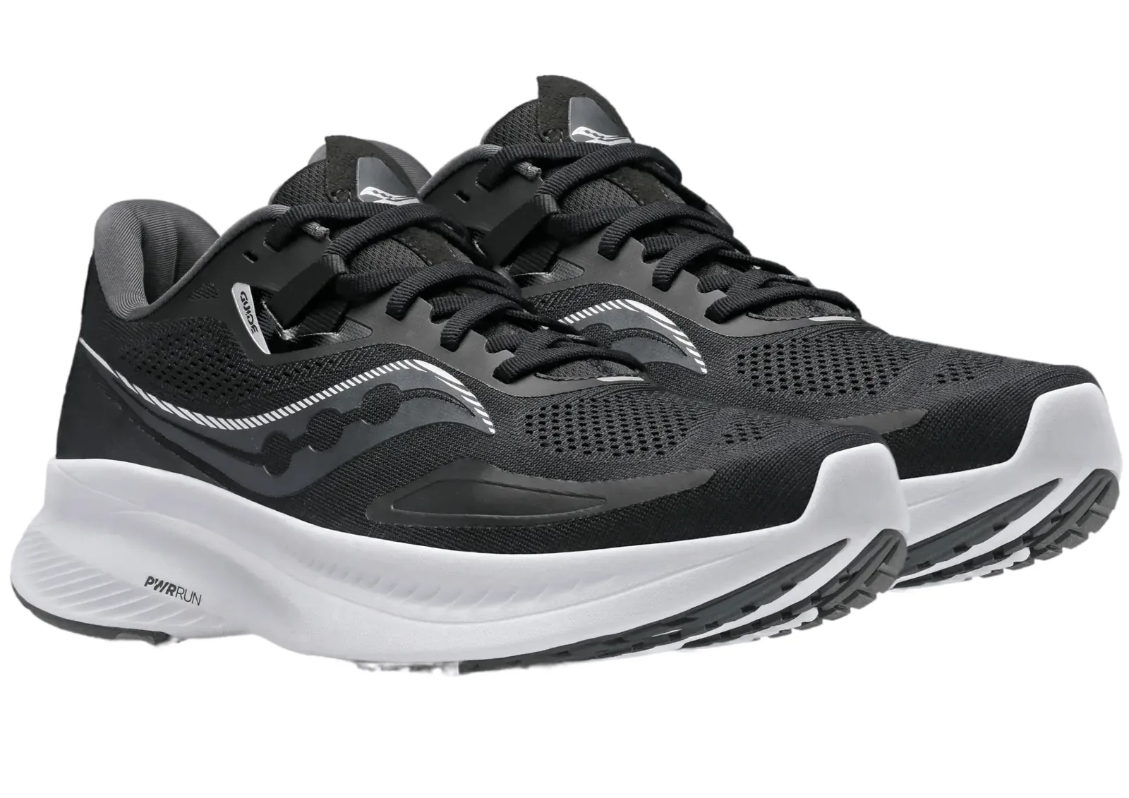 Saucony Womens Guide 15 Wide - Black/White