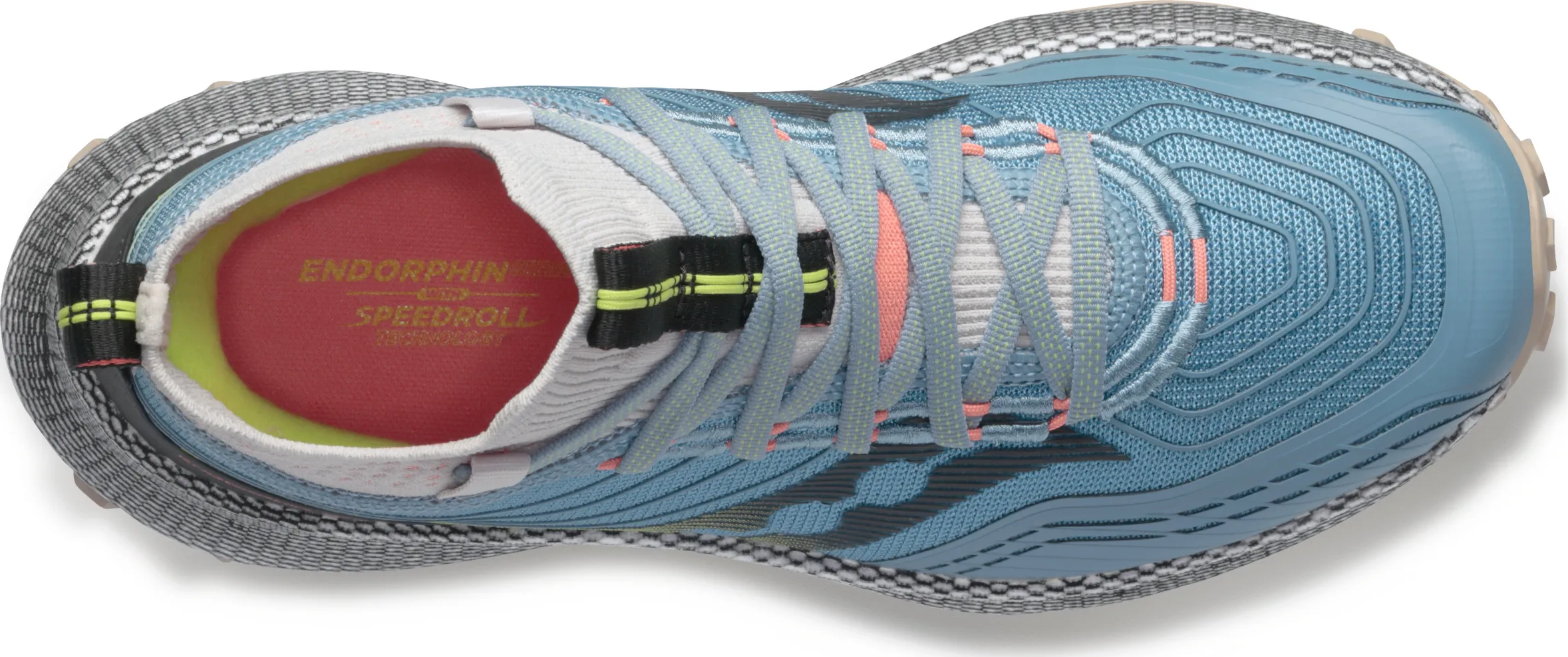 Saucony Women's Endorphin Trail Mid Slate/Coral | Buy Saucony Women's Endorphin Trail Mid Slate/Coral here | Outnorth