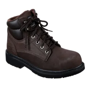 Skechers Men's Bradcliff Work Boot Brown