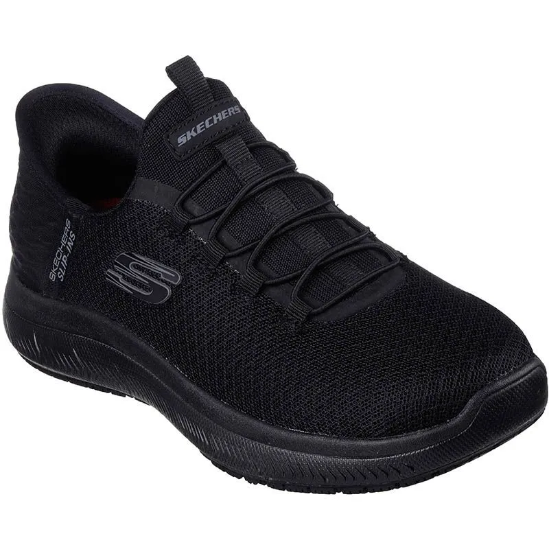 Skechers Women's Slip-ins Work: Summits Slip-Resistant - Enslee Trainers Black / Black - SS24 