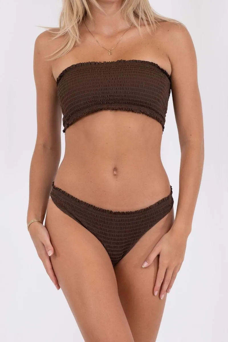 Skin Lobster Bikini Top 157709 | Brown | Bikini top fra Neo Noir