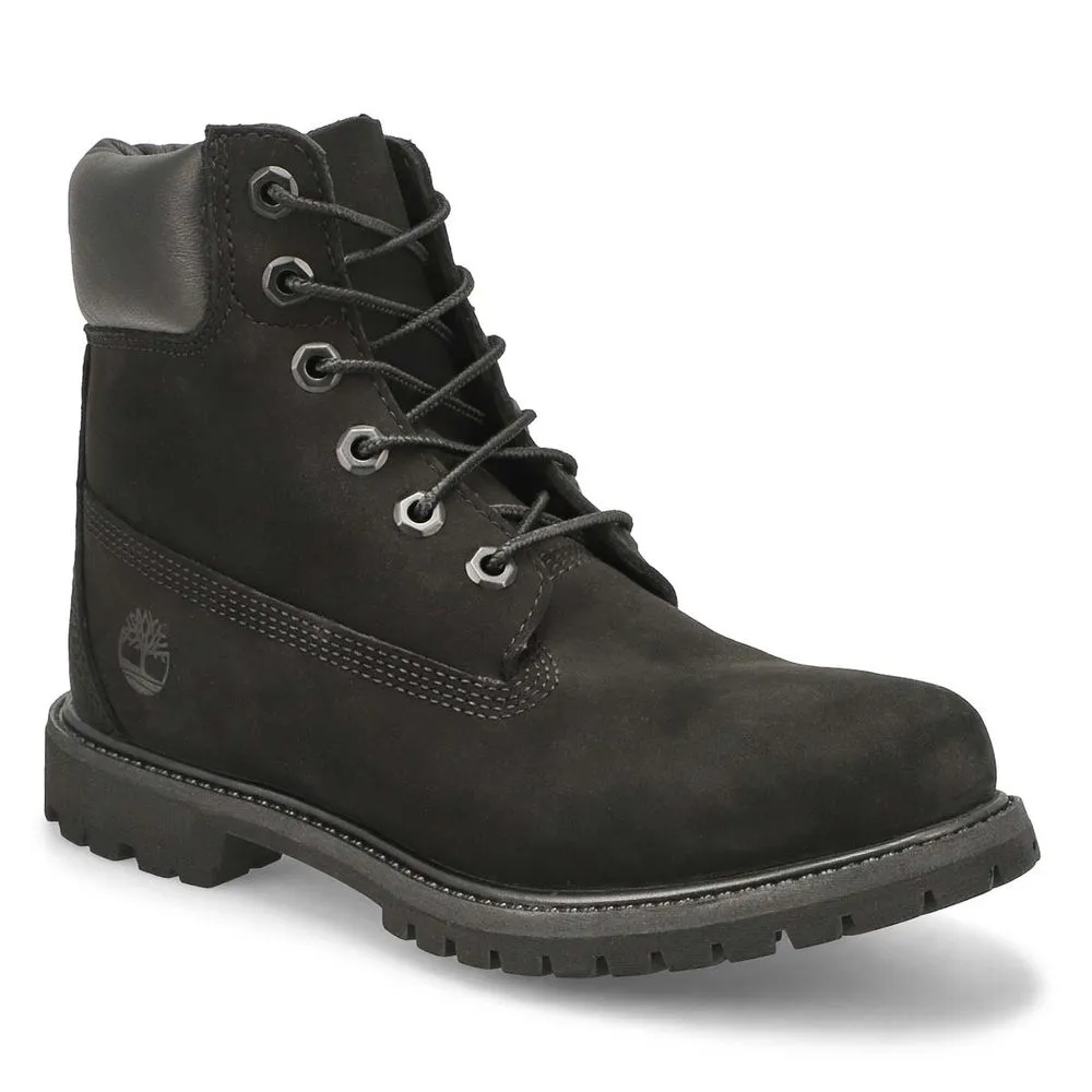 Soft Moc Womens Premium 6" Waterproof Boot - Black