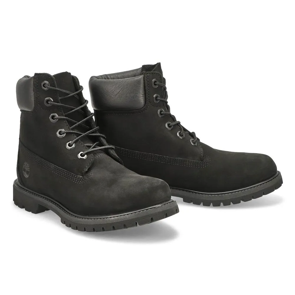 Soft Moc Womens Premium 6" Waterproof Boot - Black