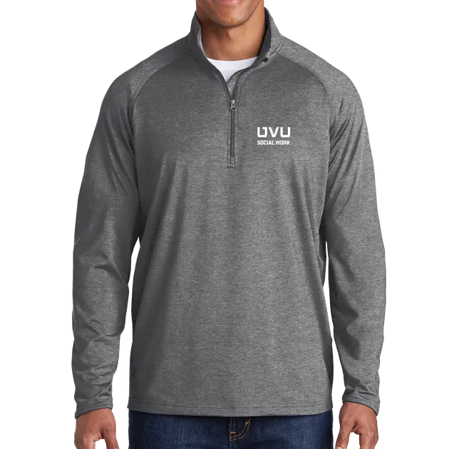 Sport-Tek Sport-Wick Stretch 1/2-Zip Pullover - UVU Social Work