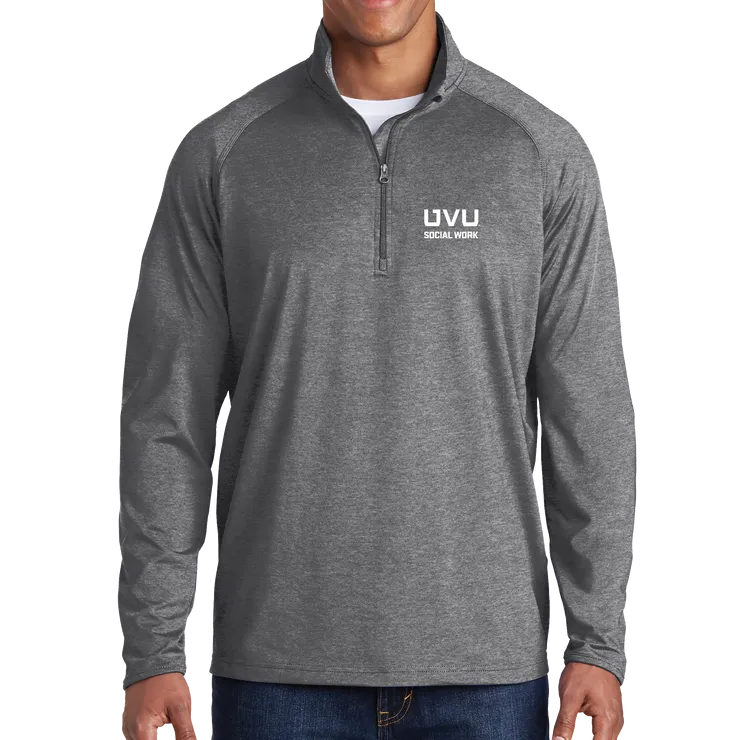 Sport-Tek Sport-Wick Stretch 1/2-Zip Pullover - UVU Social Work