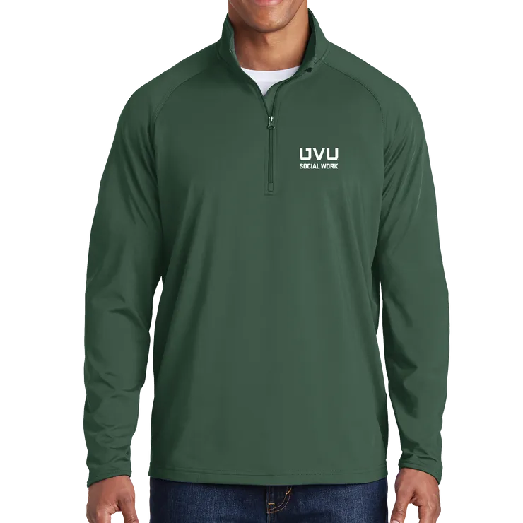 Sport-Tek Sport-Wick Stretch 1/2-Zip Pullover - UVU Social Work