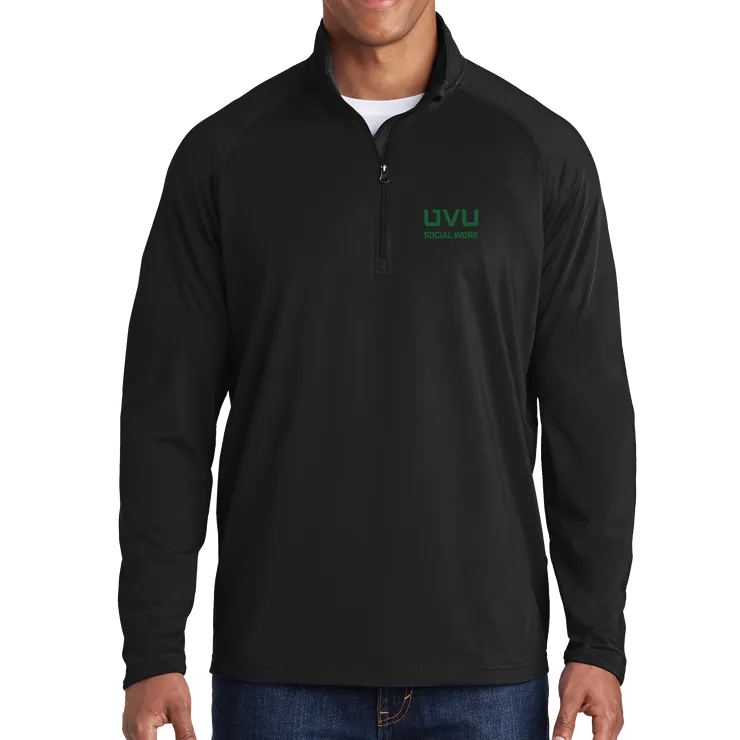 Sport-Tek Sport-Wick Stretch 1/2-Zip Pullover - UVU Social Work