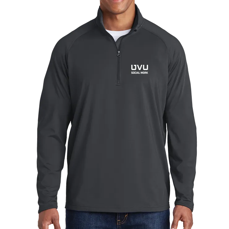 Sport-Tek Sport-Wick Stretch 1/2-Zip Pullover - UVU Social Work